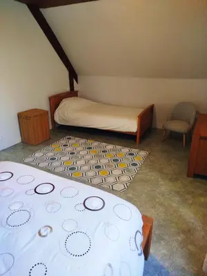 Un ou plusieurs lits dans un hébergement de l'établissement L'escapade du Mont