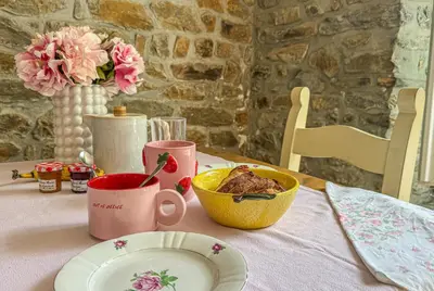 Nourriture dans la maison de vacances ou à proximité