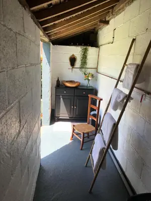 Cuisine ou kitchenette dans l'établissement Eco pod