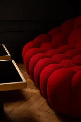 Coin salon dans l'établissement Hôtel La Particulière