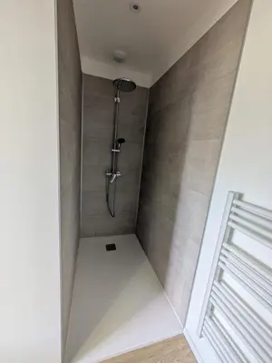 Salle de bains dans l'établissement Gîte du Grand Donnay