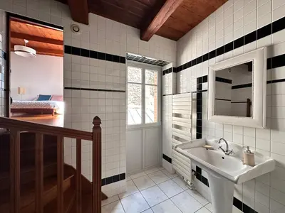 Cuisine ou kitchenette dans l'établissement Maison de charme cancalaise