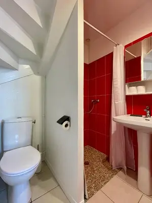 Salle de bains dans l'établissement La petite Vignerie