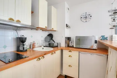 Cuisine ou kitchenette dans l'établissement Résidence Plage 1 - maeva Home - Appartement 2 pièces 4 personnes - Prestige MAE-1543