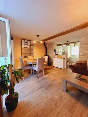 Coin salon dans l'établissement La maison de Roméo