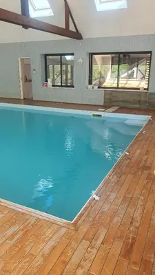 Piscine de l'établissement Gîte campagnard 11 personnes ou située à proximité