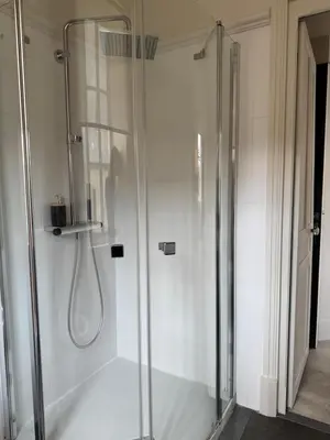 Salle de bains dans l'établissement La Villa Graziella