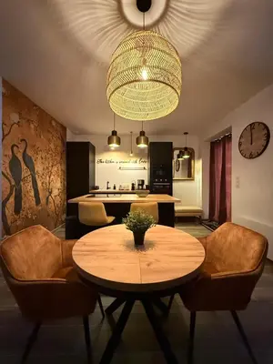 Cuisine ou kitchenette dans l'établissement ECRIN DE CHARME 4 étoiles Jacuzzi privé 2 pers