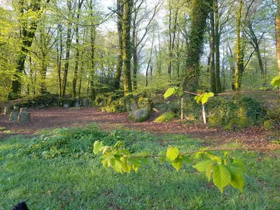 Jardin de l'établissement Countryside Caravan