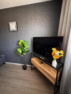 Télévision ou salle de divertissement dans l'établissement appartement 2 pièces
