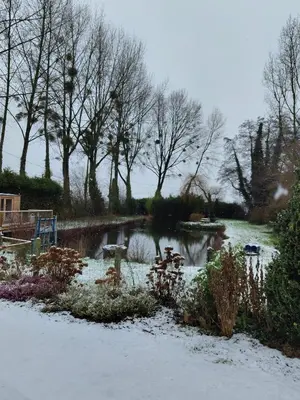 L'établissement Au silence des Peupliers en hiver