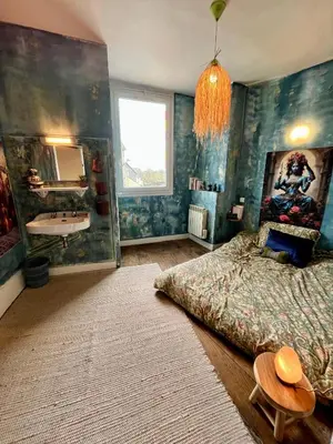 Un ou plusieurs lits dans un hébergement de l'établissement Chambre chez l habitant
