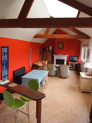 Cuisine ou kitchenette dans l'établissement Beaux retours