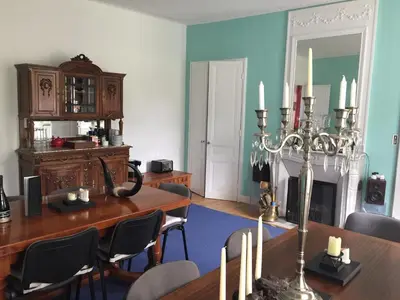 Coin salon dans l'établissement Chateau Anaselle