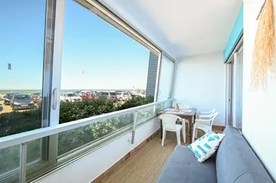 Balcon ou terrasse dans l'établissement Le Vumer - Proche Plage