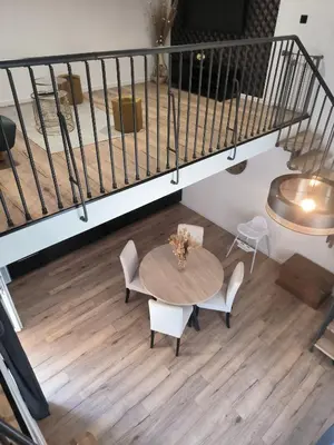 Balcon ou terrasse dans l'établissement Ancienne grange rénovée