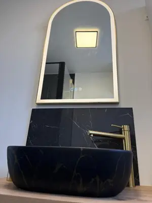 Salle de bains dans l'établissement l hibou