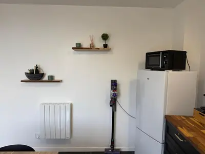 Cuisine ou kitchenette dans l'établissement l hibou