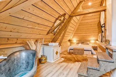 Plan de l'établissement Le Gite du Domaine Constant - Loft Style Industriel Chic - jardin & espace jeux