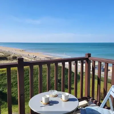 Studio Cabine à Cabourg - Vue Mer et Coucher de Soleil - FR-1-788-58