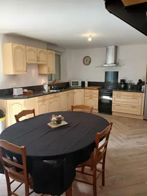 Cuisine ou kitchenette dans l'établissement Maison de charme