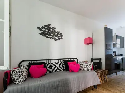 Un ou plusieurs lits dans un hébergement de l'établissement Seaside Serenity in Normandy