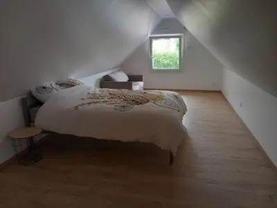 Un ou plusieurs lits dans un hébergement de l'établissement Gîte