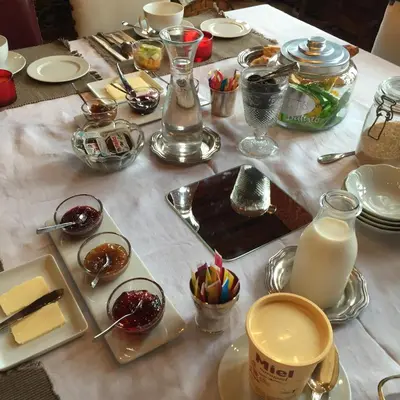 Nourriture dans le B&B/chambre d'hôtes ou à proximité