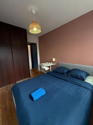 Un ou plusieurs lits dans un hébergement de l'établissement Spacious 4 bedroom family home 5 min from Caen