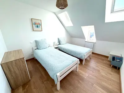 Un ou plusieurs lits dans un hébergement de l'établissement Les Clés de Saint-Pierre