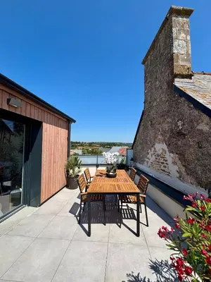 Balcon ou terrasse dans l'établissement Rooftop en Normandie