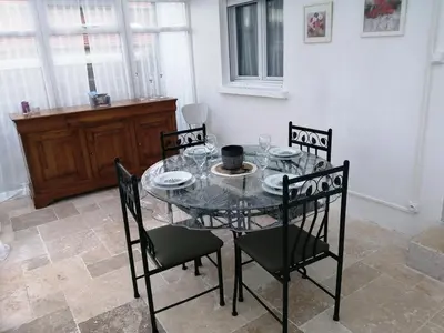 Plan de l'établissement Charmante petite maison de ville à 20 minutes de la mer