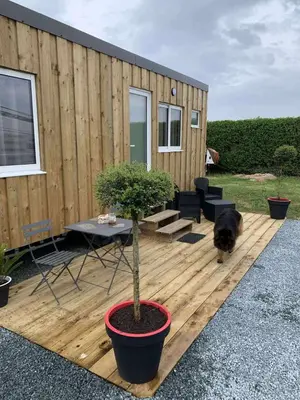 Jardin de l'établissement Mimi's tiny house