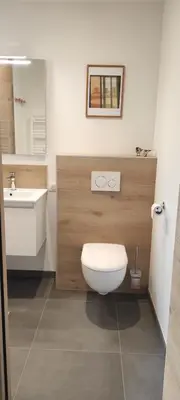 Salle de bains dans l'établissement Dortoir de la Vallée