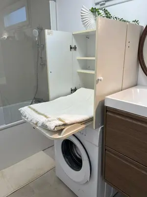 Salle de bains dans l'établissement La Villa Rosé