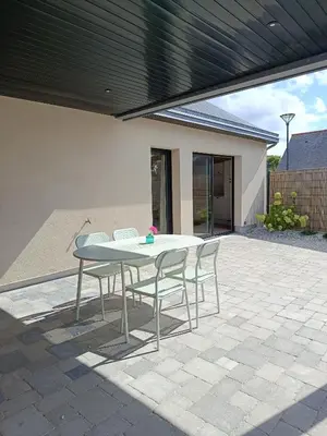 Terrasse ou espace extérieur de l'établissement L'Escale - Charming Seaside house by Harbor