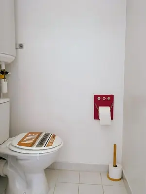 Salle de bains dans l'établissement Joli appartement familial, 2 chambres, calme et soleil