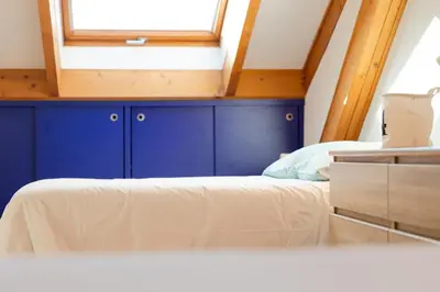 Un ou plusieurs lits dans un hébergement de l'établissement LES DUNES Duplex-Plage Jullouville