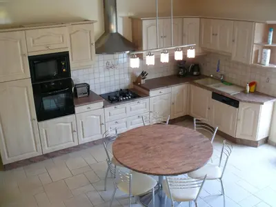 Cuisine ou kitchenette dans l'établissement Gîte De L'Etot Fossey