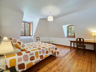 Un ou plusieurs lits dans un hébergement de l'établissement Holiday Home Le Pressoir de la laize by Interhome