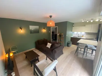 Cuisine ou kitchenette dans l'établissement Nashville in Caen