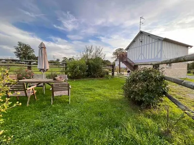 Jardin de l'établissement Gîte dans un petit haras