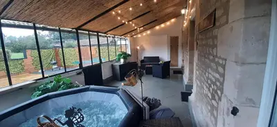 Plan de l'établissement Atelier des Rêves, gîte pour deux personnes avec spa près de la mer