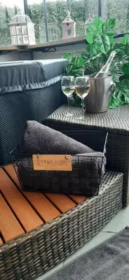 Coin salon dans l'établissement Atelier des Rêves, gîte pour deux personnes avec spa près de la mer