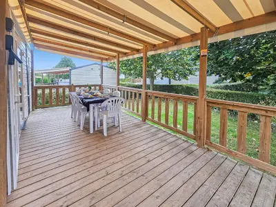 Balcon ou terrasse dans l'établissement Forêt & Élégance