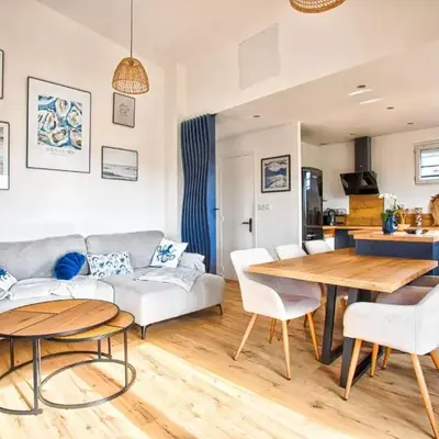 Maison cosy à 100 m de la plage