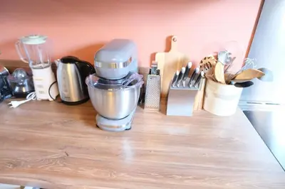 Cuisine ou kitchenette dans l'établissement Minimaliste Oasis - Golf & Spa