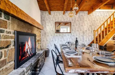 Coin salon dans l'établissement Le Cozy Maupas