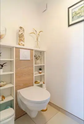 Salle de bains dans l'établissement Le Cozy Maupas