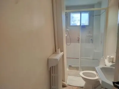 Salle de bains dans l'établissement La Cabane du Pêcheur
